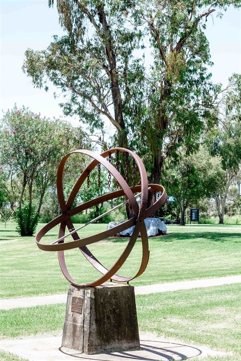 Inglewood Sun Dial taken by Caitlin Morris