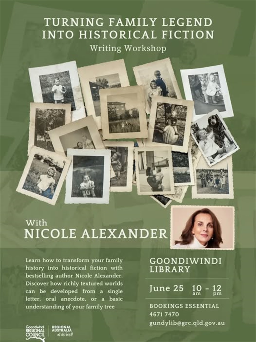 Nicole Alexander Writing Workshop | Goondiwindi Region