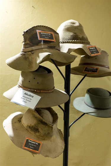 Akubras at Texas Rabbit Works